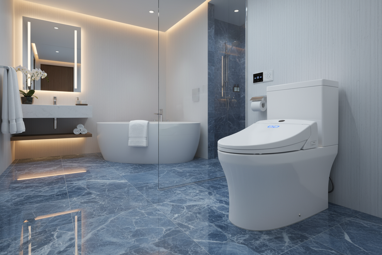 je vend des WC japonnais genere une image qui ira avec la boutique